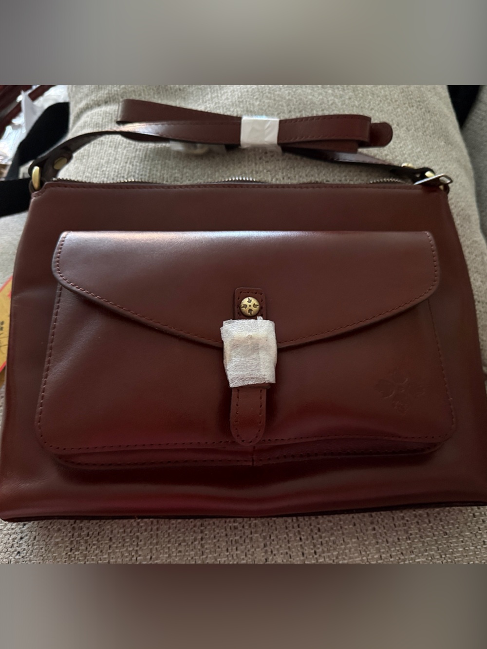 🌻NEW🌻Patricia Nash Chestnut Brown Leather Shoulder Bag